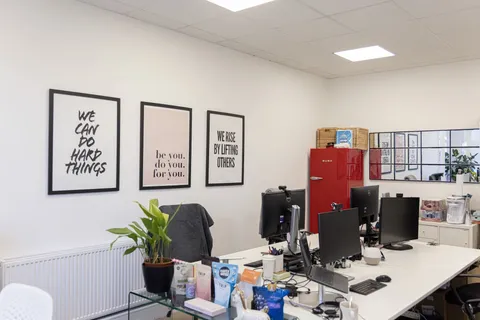 Office workspace at Index House